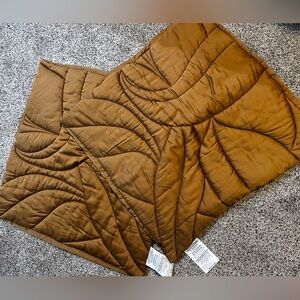 West Elm Golden Oak Pillow Covers 26x26